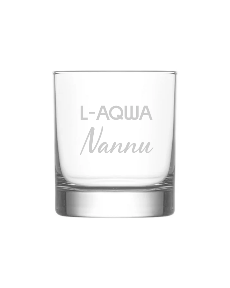 L Aqwa Nannu KS Creations Whiskey Glass