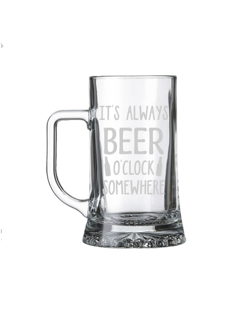Beer O’Clock KS Creations Beer Mug