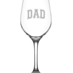 Dad KS Creations Wine Glass