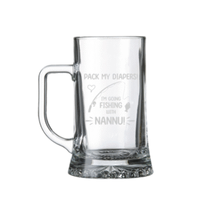 Fishing with Nannu KS Creations Beer Mug