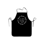 Grandma's Floral Kitchen KS Creations Apron with white font