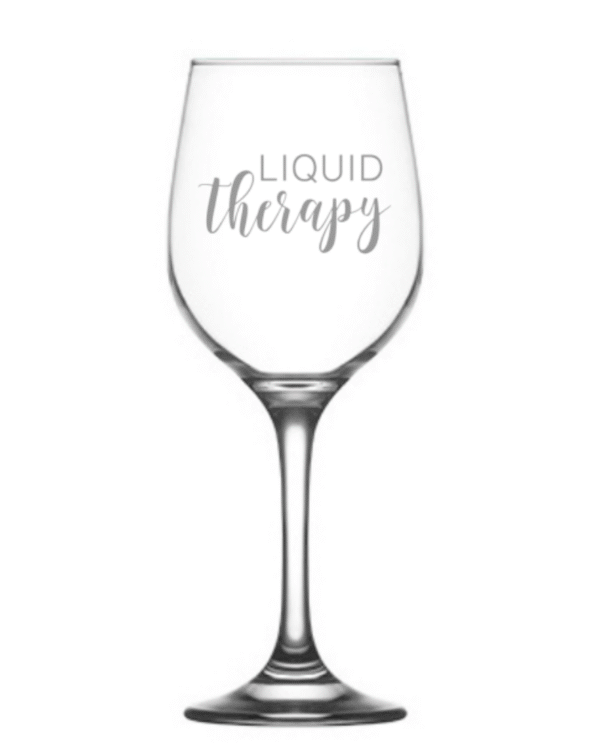 liquidtherapy Liquid Therapy KS Creations Wine Glass
