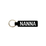 Nanna KS Creations Keychain with white font