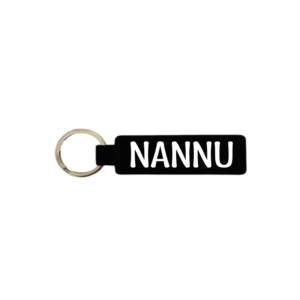 Nannu KS Creations Keychain with white font