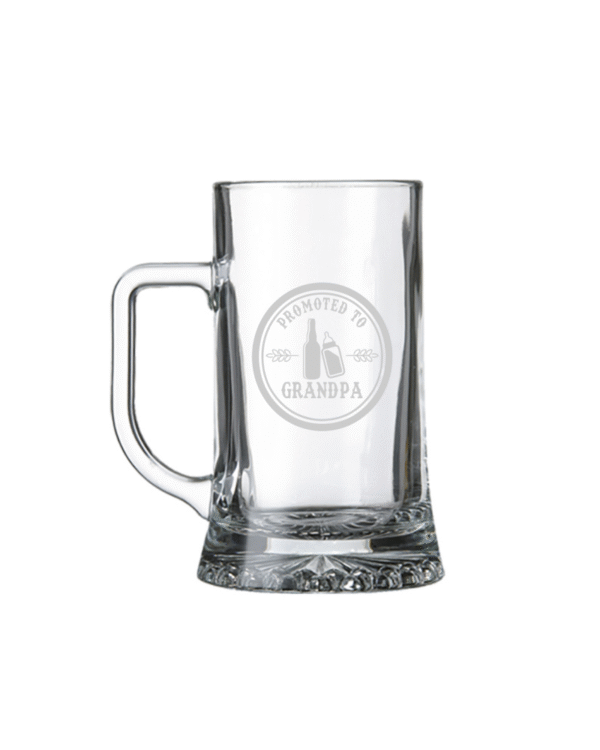 promotedgrandpa Promoted to Grandpa KS Creations Beer Mug
