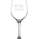 Wine O’Clock KS Creations Wine Glass