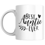 Best Auntie Ever KS Creations Mug Black