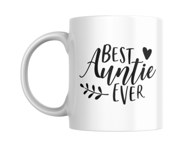 Best Auntie Black (2) Best Auntie Ever KS Creations Mug Black