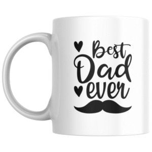 Best Dad Ever KS Creations Mug Black