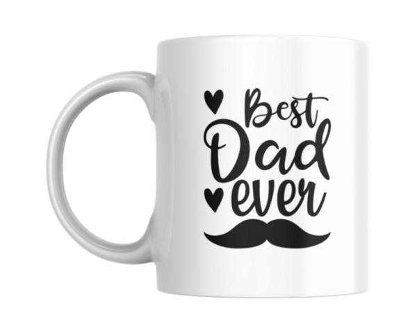 Best Dad Ever Black (2) Best Dad Ever KS Creations Mug Black