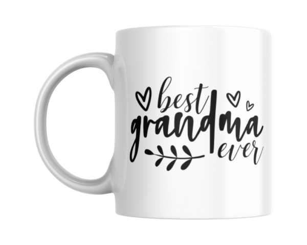Best Grandma Black (2) Best Grandma Ever KS Creations Mug Black