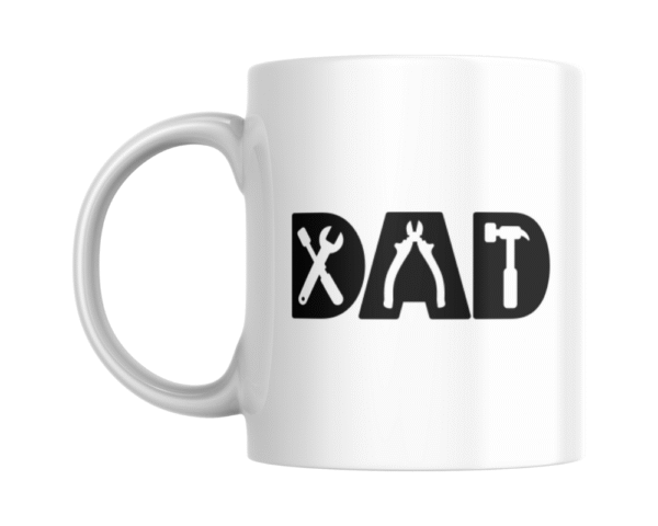 Dad Tools Black (2) Dad Tools KS Creations Mug Black