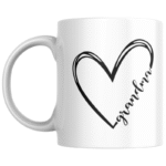 Grandma Heart KS Creations Mug Black
