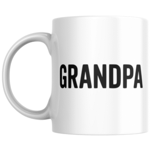 The Best Dads Get Promoted to Grandpa KS Creations Mug Black