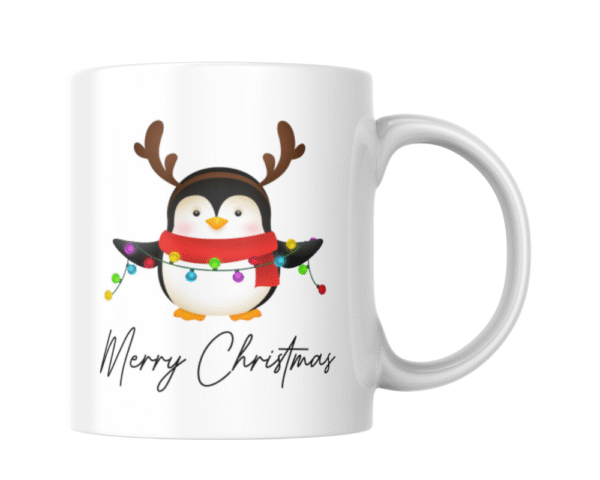 Penguin (1) Merry Christmas with cute penguin KS Creations mug