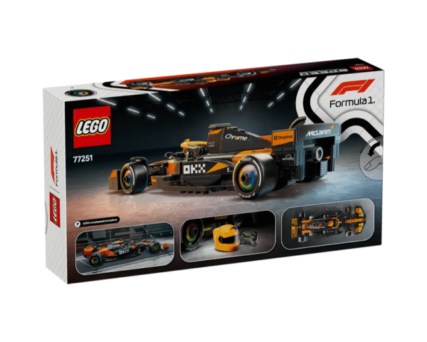 back LEGO® 77251 McLaren F1® Team MCL38 Race Car