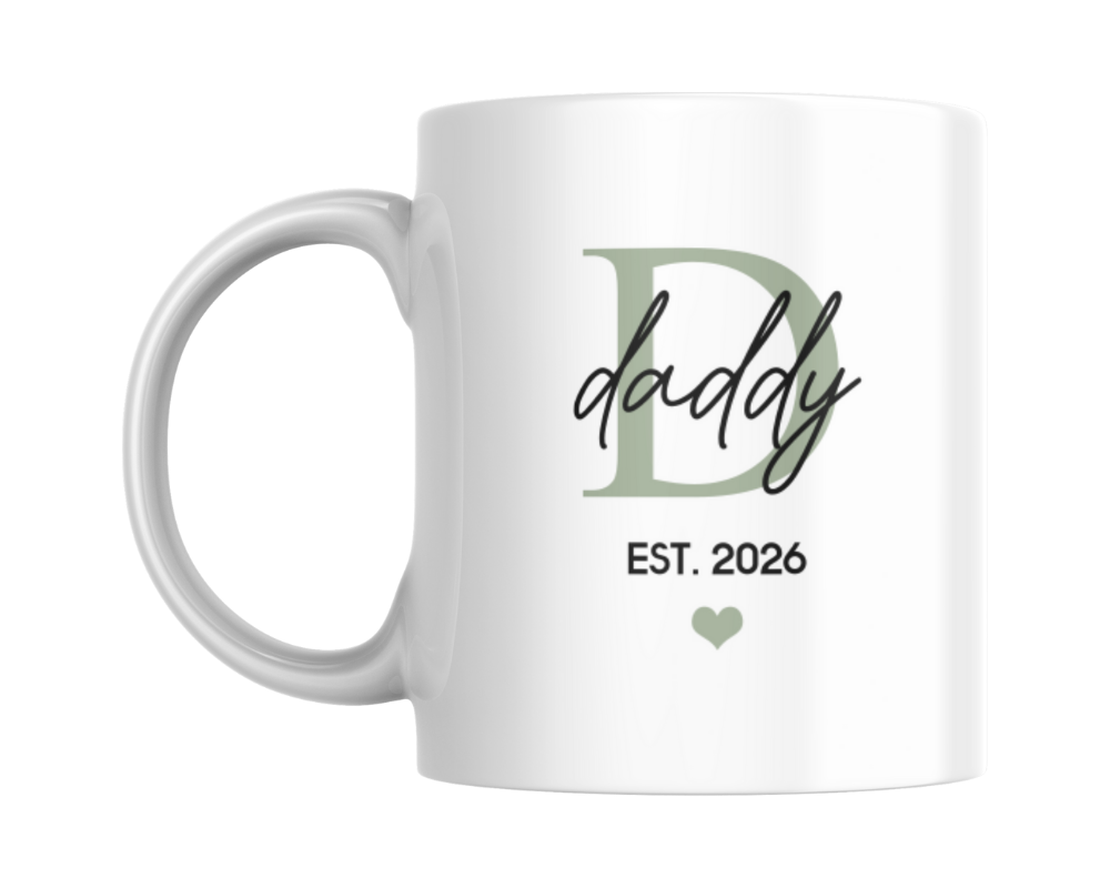 Daddy Est. 2026 KS Creations Mug Green