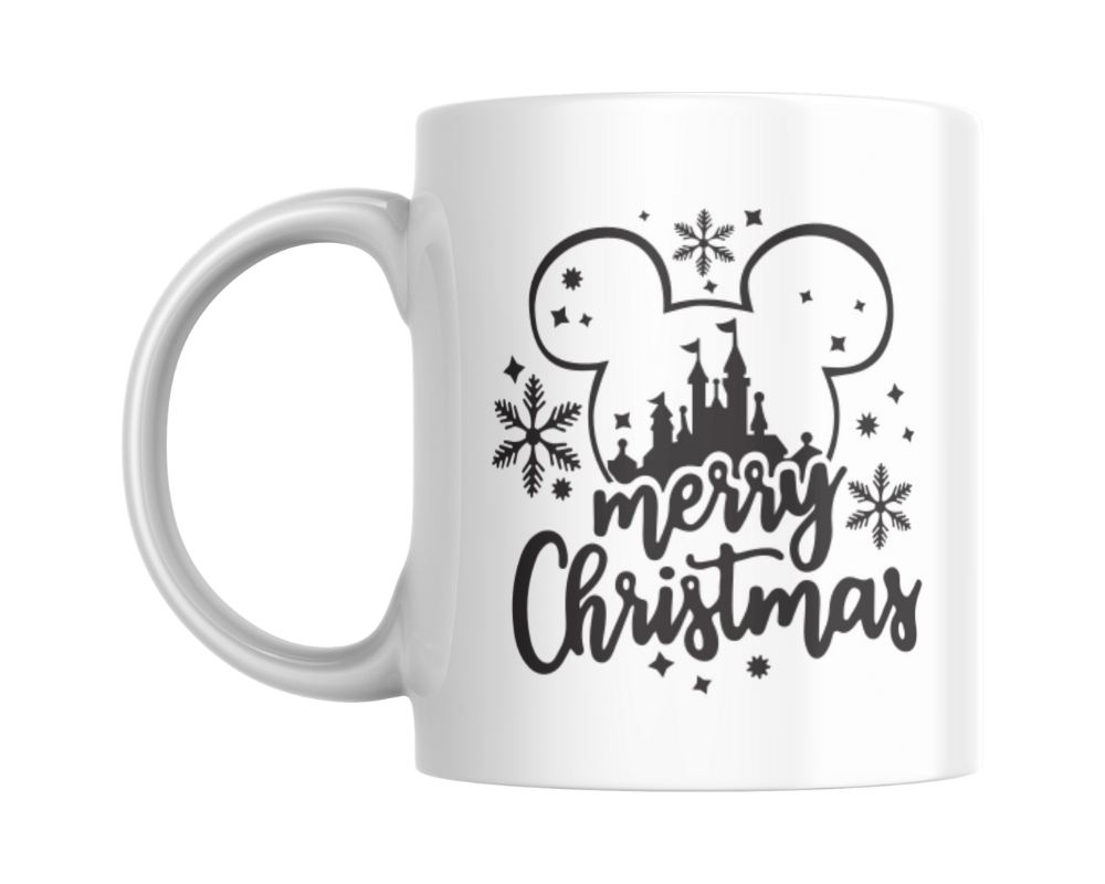 Merry Christmas Disney KS Creations Mug black