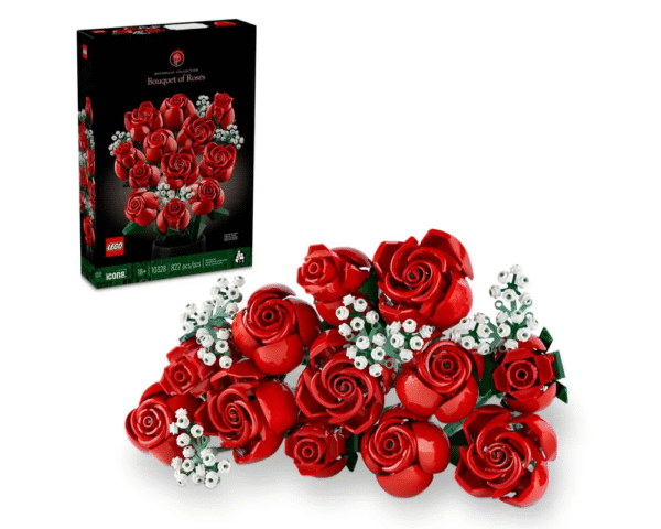 front LEGO® 10328 Bouquet of Roses