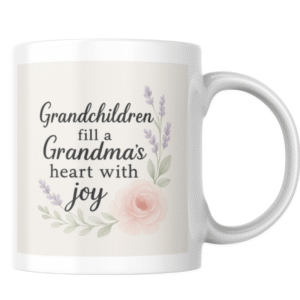 Grandchildren Fills a Grandma's Heart with Joy KS Creations Mug