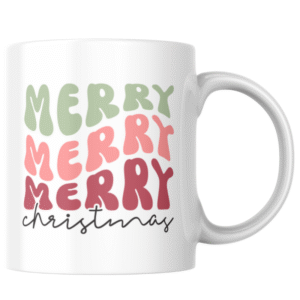 Merry Merry Merry Christmas KS Creations Mug