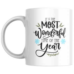 It's the most wonderful time of the year Christmas KS Creations mug