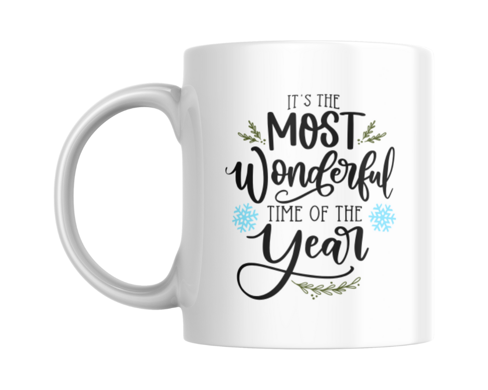 It's the most wonderful time of the year Christmas KS Creations mug