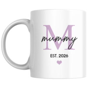 Mummy Est. 2026 KS Creations Mug Lilac