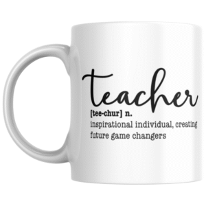 Teacher Noun KS Creations Mug Black