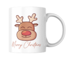 Merry Christmas with cute reindeer KS Creations mug