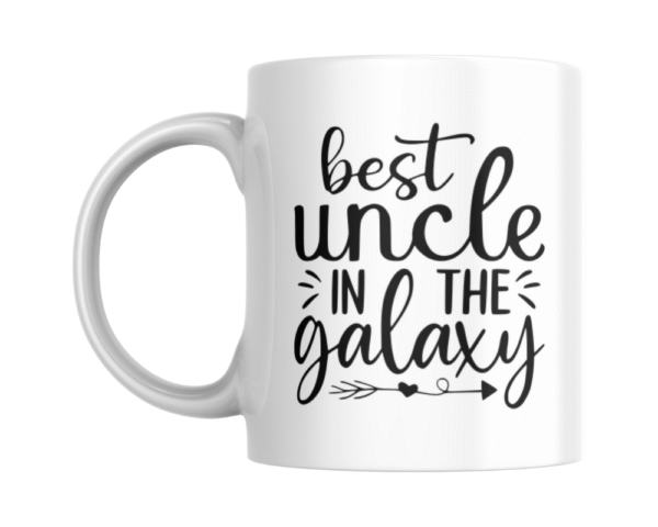 Best Uncle in the Galaxy Ks Creations Mug Black