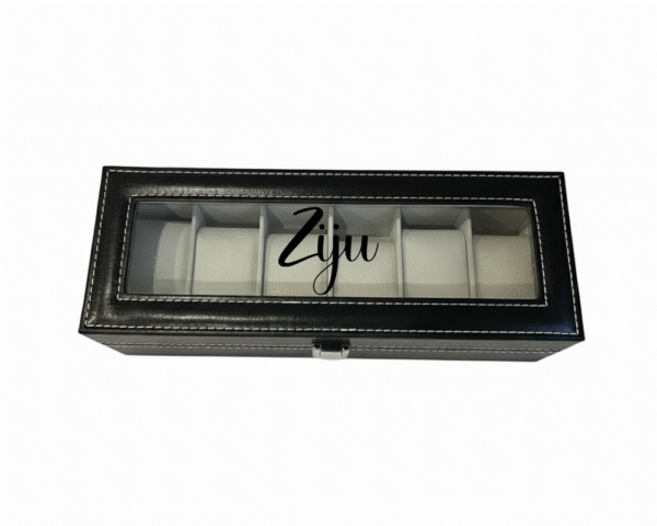 ziju black Ziju KS Creations 6 Watch Organiser in Black Font