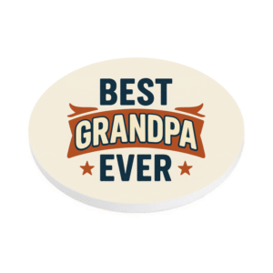 Best Grandpa Ever KS Creations Coaster
