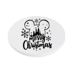 Merry Christmas Grinch KS Creations Coaster Black