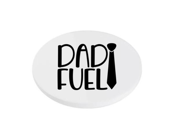 black Dad Fuel KS Creations Coaster Black