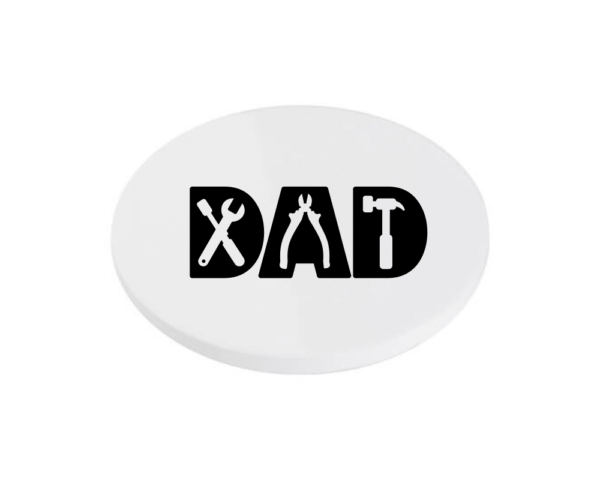 black Dad Tools KS Creations Coaster Black