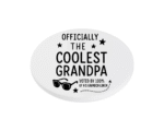 Coolest Grandpa KS Creations Coaster Black