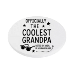 Coolest Grandpa KS Creations Coaster Black