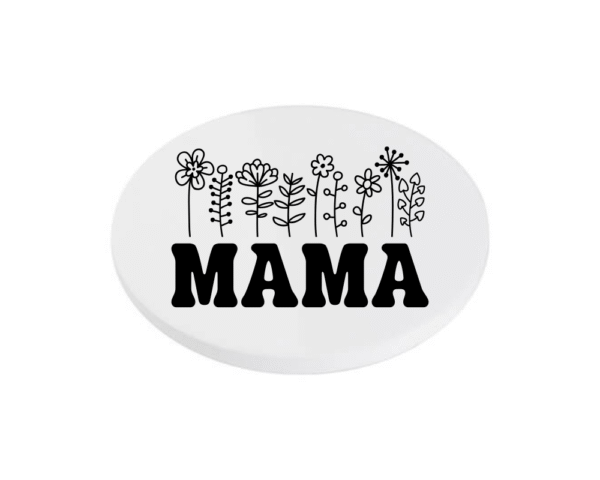 black Mama KS Creations Coaster Black