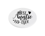 Best Auntie Ever KS Creations Coaster Black