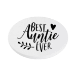 Best Auntie Ever KS Creations Coaster Black