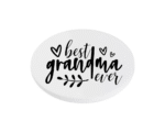 Best Grandma Ever KS Creations Coaster Black