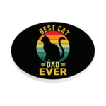 Best Cat Dad Ever KS Creations Coaster