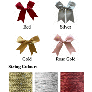 Bow and String KS Creations Bauble Christmas colours