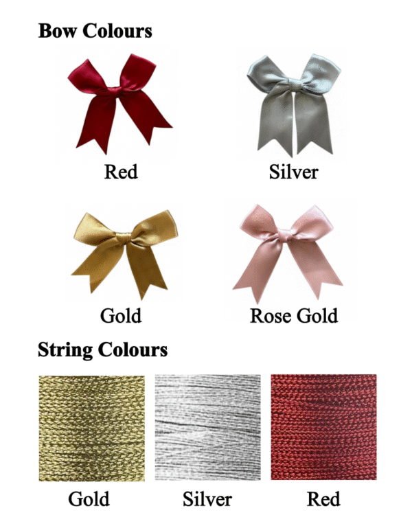 colour chart Bow and String KS Creations Bauble Christmas colours