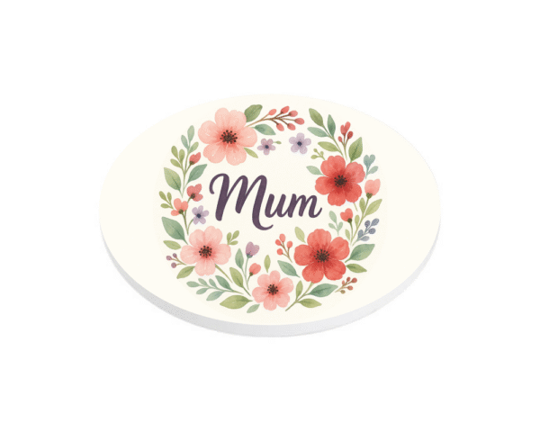 floral Mum floral KS Creations Coaster