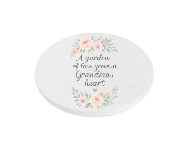 garden love A garden of Love Grows in Grandma's Heart KS Creations Coaster