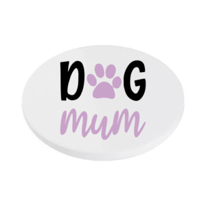 Dog Mum KS Creations Coaster Lilac