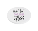 Livin That Dog Mum Life KS Creations Coaster Lilac