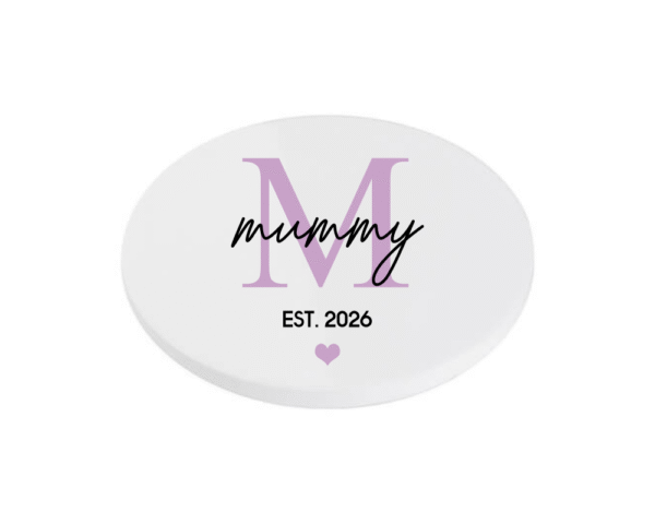 mummy26 lilac Mummy Est. 2026 KS Creations Coaster Lilac